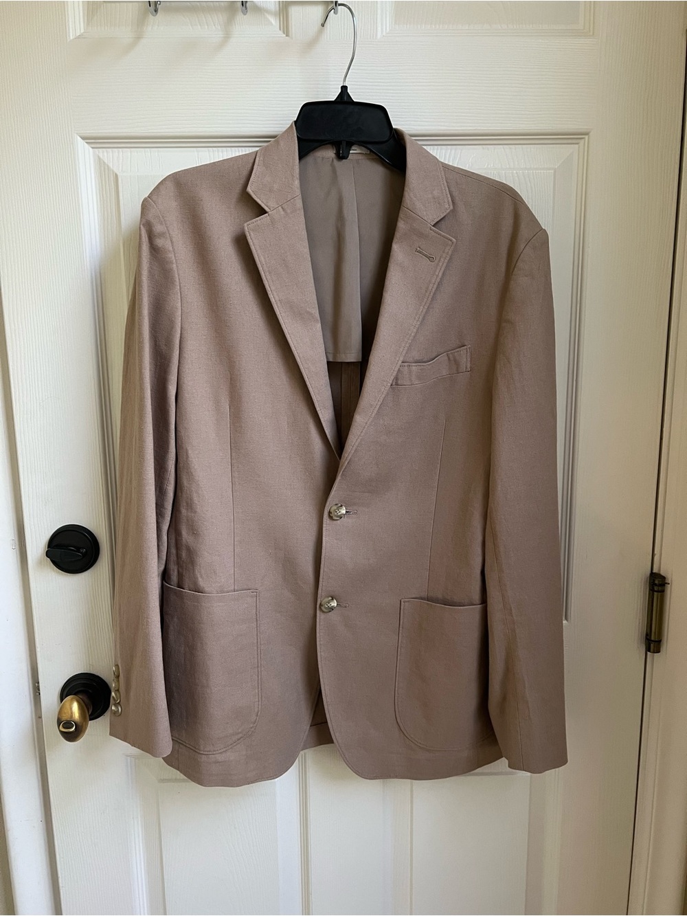 Nordstrom Rack Men's Light Taupe Casual Blazer - Two-Button Sport Coat